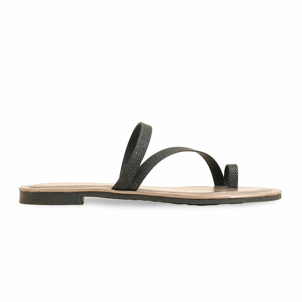 Black Formal Chappal FR0567