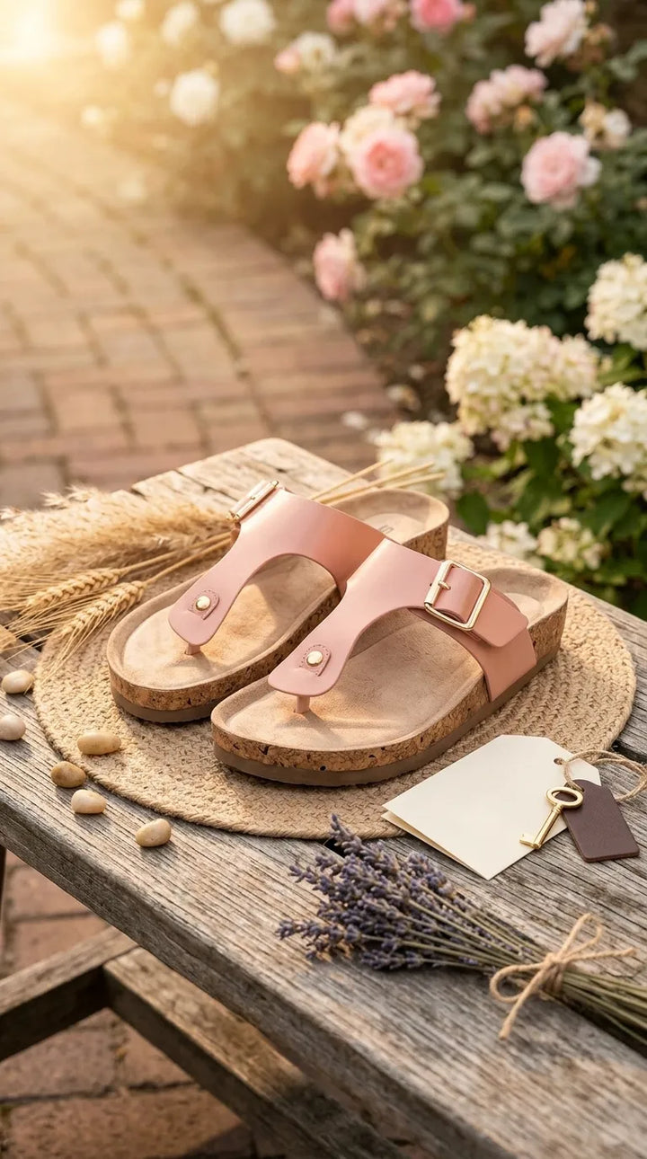 Pink Formal Chappal For Ladies FR0583