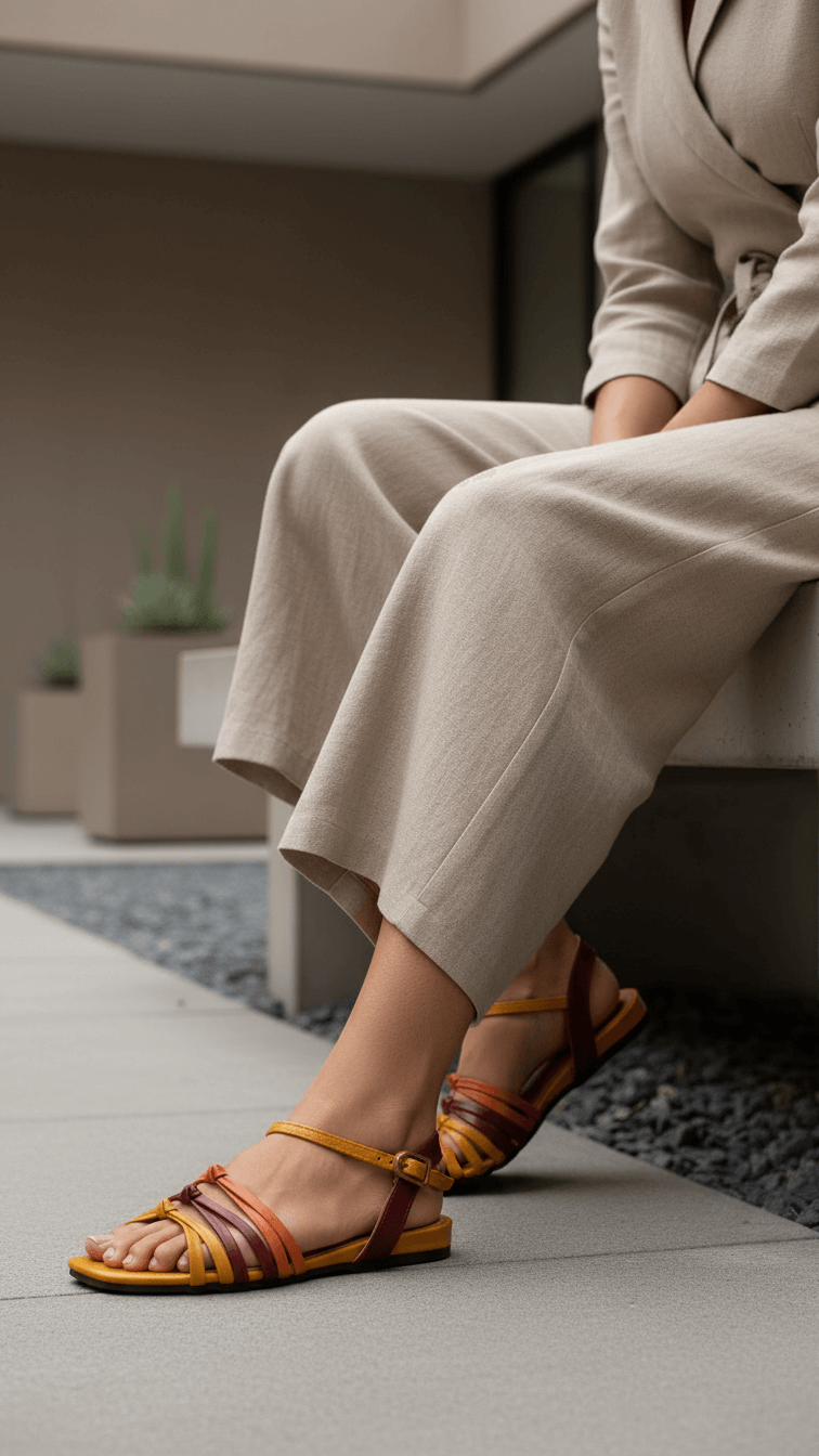 Yellow Formal Sandal FR5305
