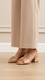 Beige Formal Sandal For Women FR5316