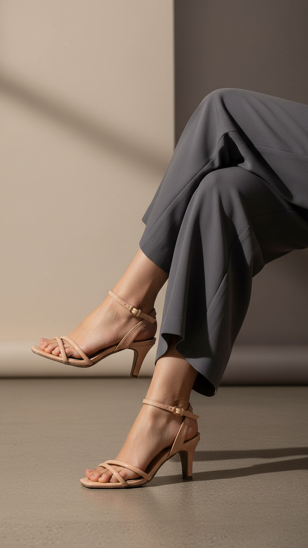 Beige Formal Sandal For Ladies FR5331