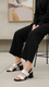 Black Formal Sandal FR5348