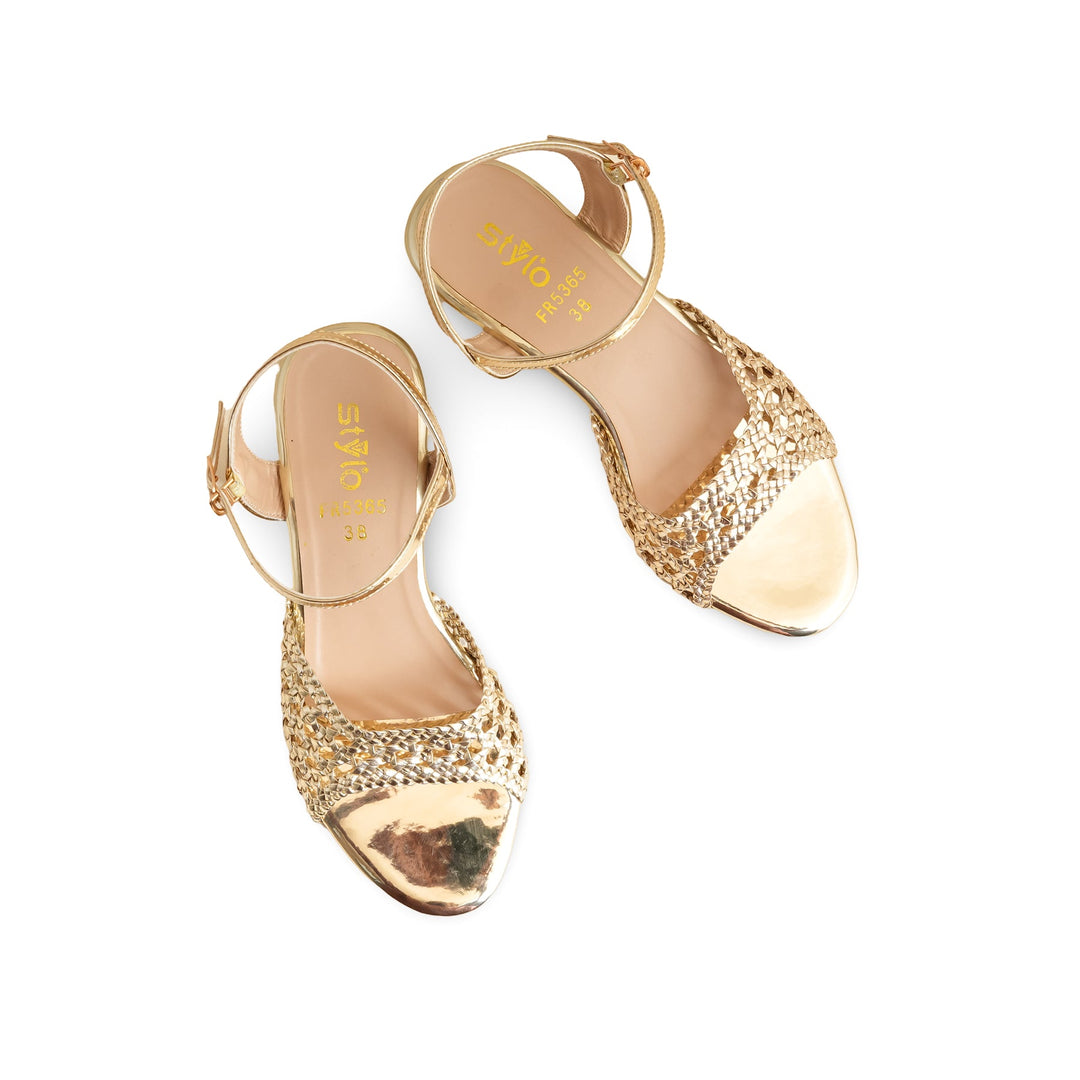 Golden Formal Sandal FR5365
