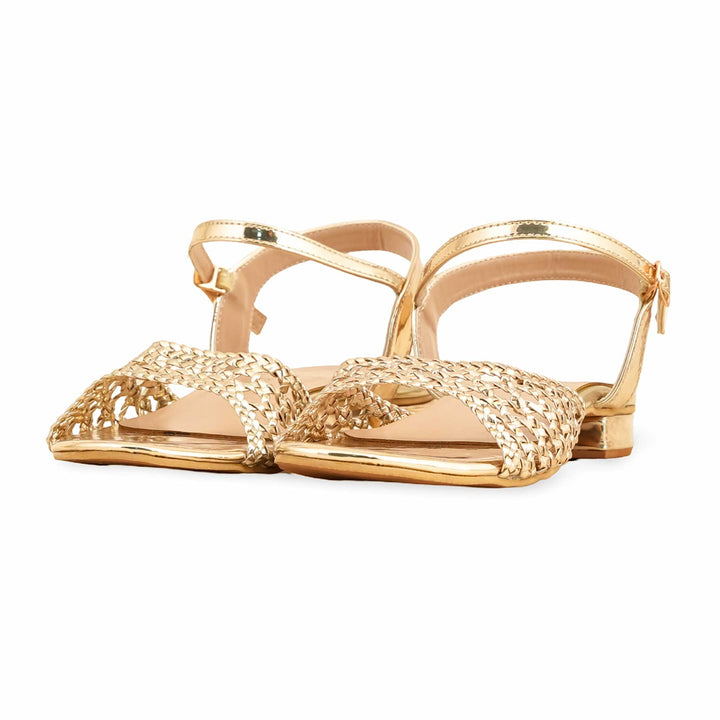 Golden Formal Sandal FR5365