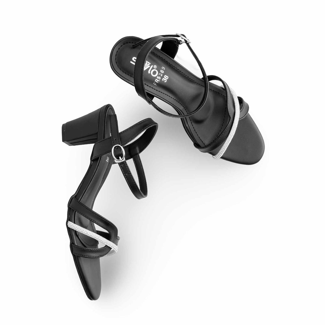 Black Formal Sandal For Women FR5369