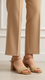 Beige Formal Sandal For Ladies FR5370