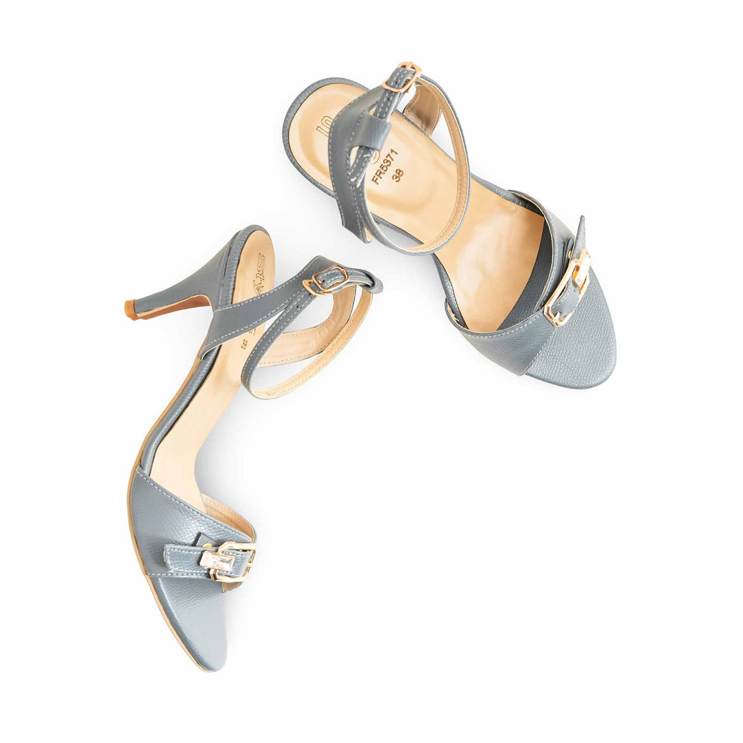 Grey Formal Sandal For Women FR5371