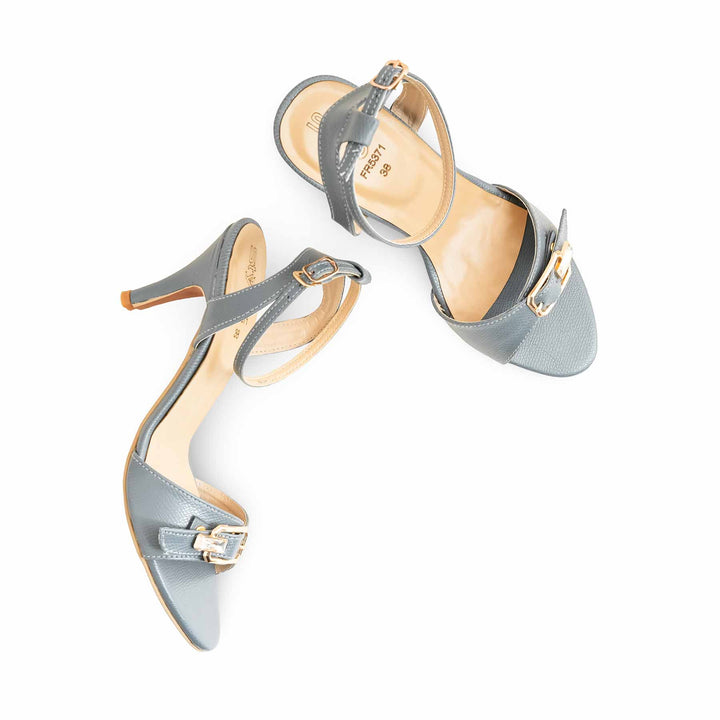 Grey Formal Sandal For Women FR5371