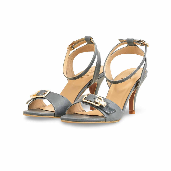 Grey Formal Sandal For Women FR5371