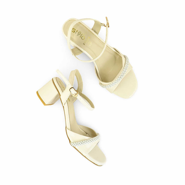 Cream Formal Sandal FR5374