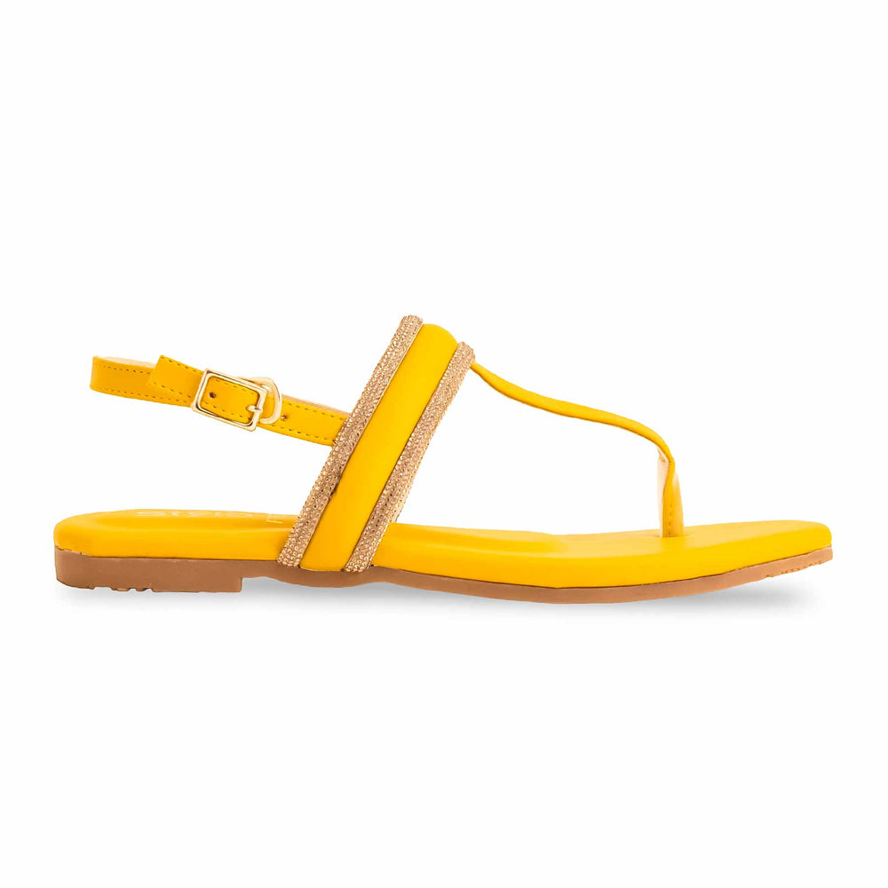 Yellow Formal Sandal For Ladies FR5378