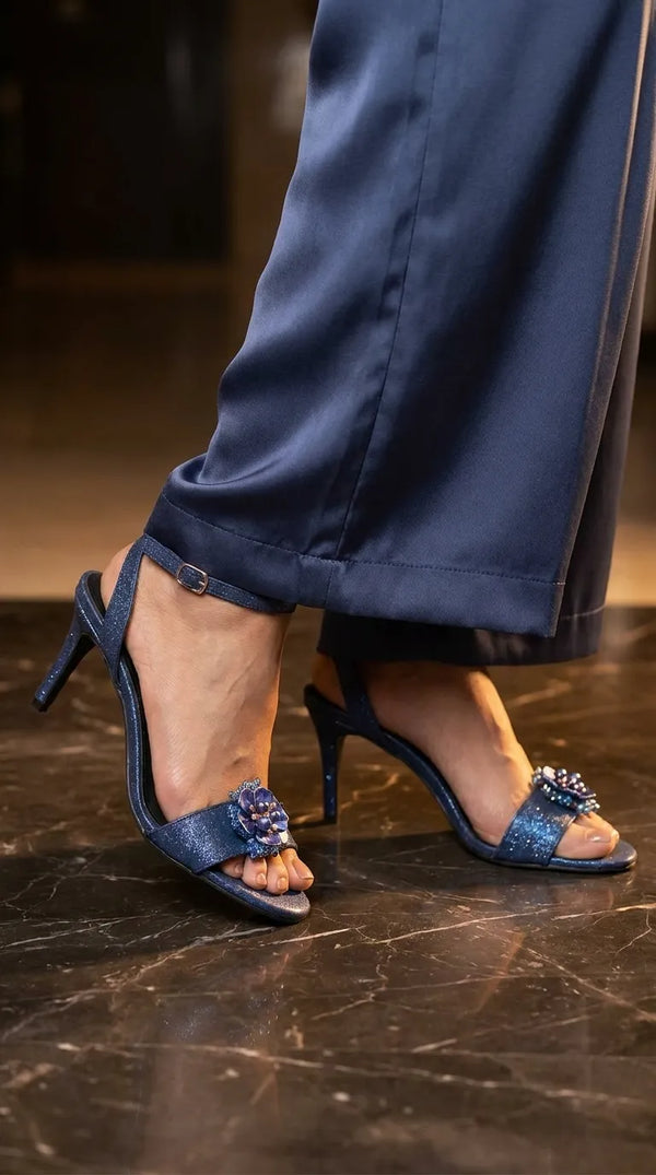 Navy Formal Sandal For Women FR5384