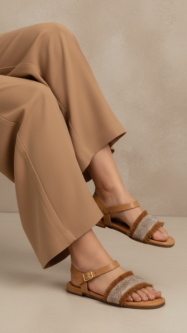 Beige Formal Women Sandal FR5390