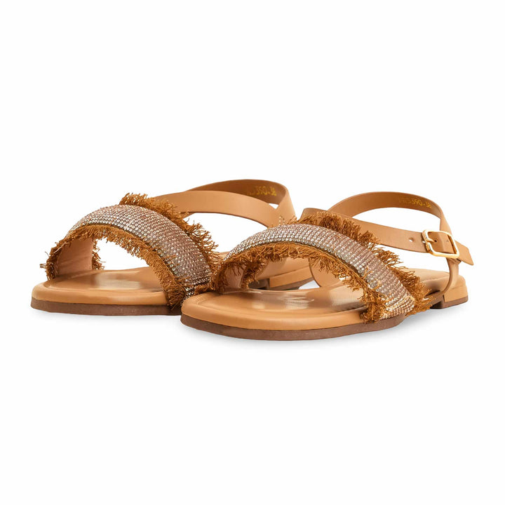 Beige Formal Women Sandal FR5390