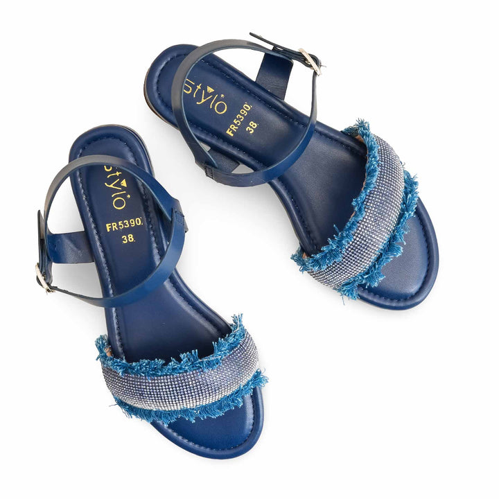Sky Blue Formal Sandal For Women FR5390