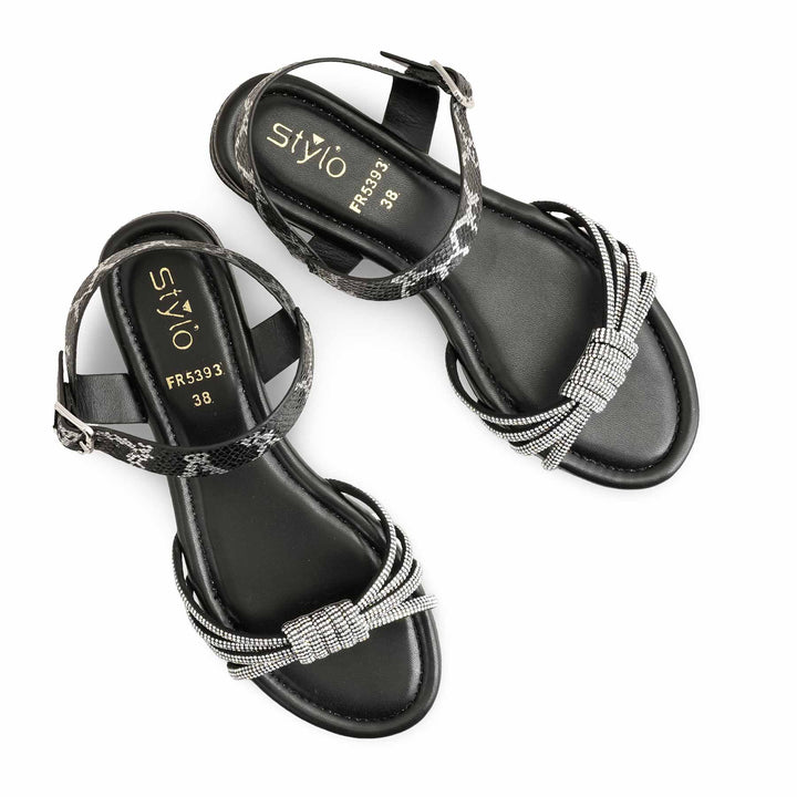 Black Formal Women Sandal FR5393