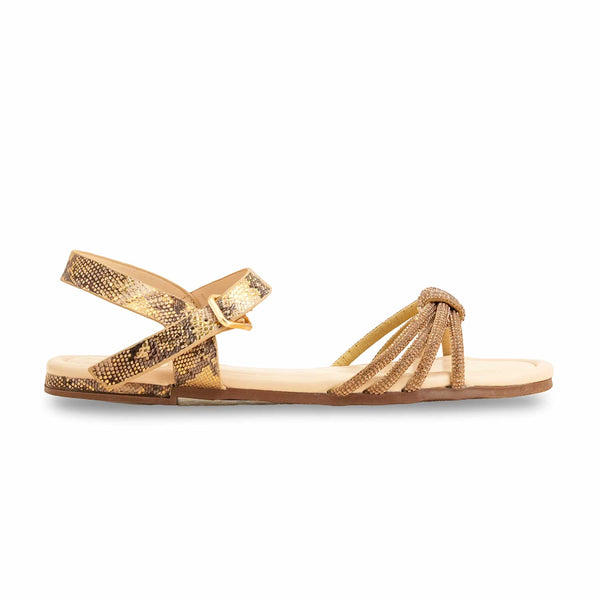 Golden Formal Sandal FR5393