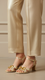 Golden Formal Sandal FR5394