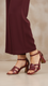 Maroon Formal Sandal FR5398