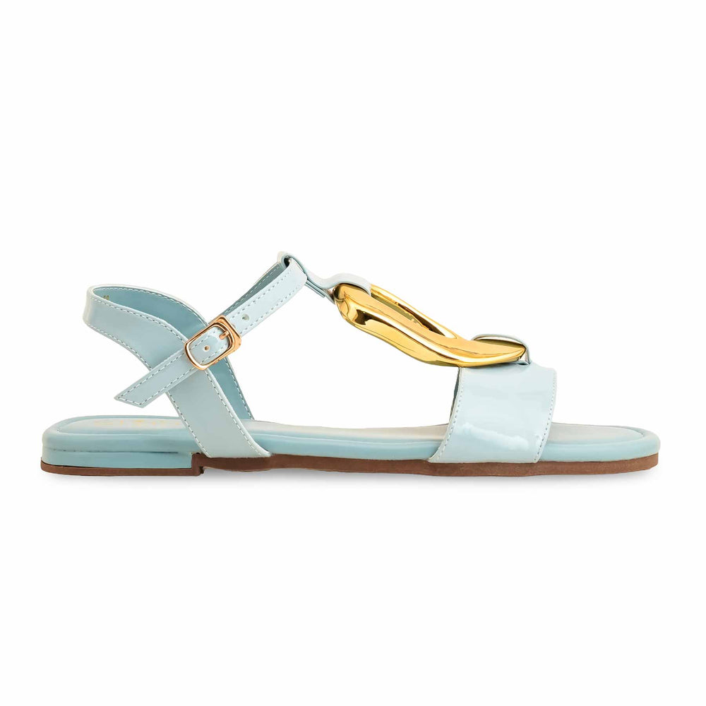 Sky Blue Formal Sandal For Ladies FR5404