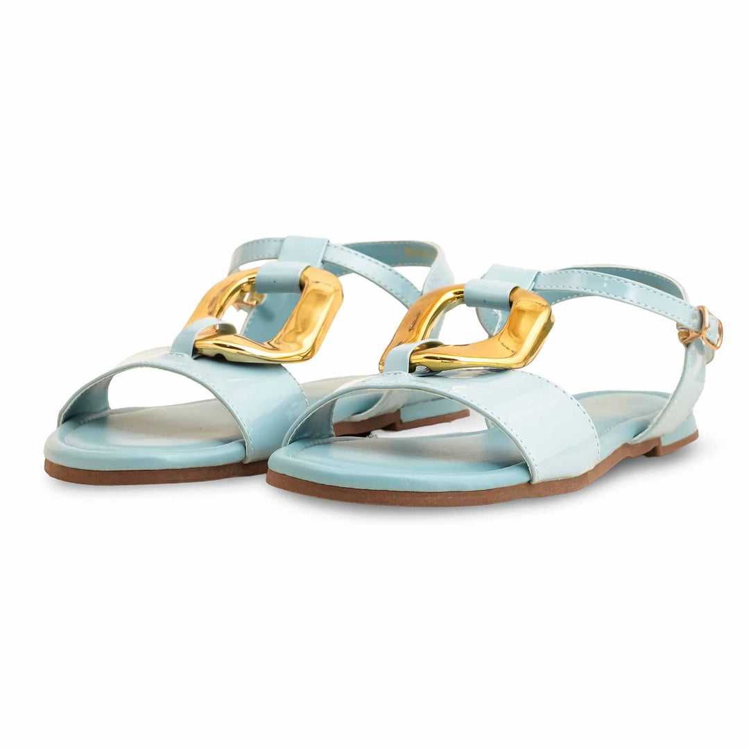 Sky Blue Formal Sandal For Ladies FR5404