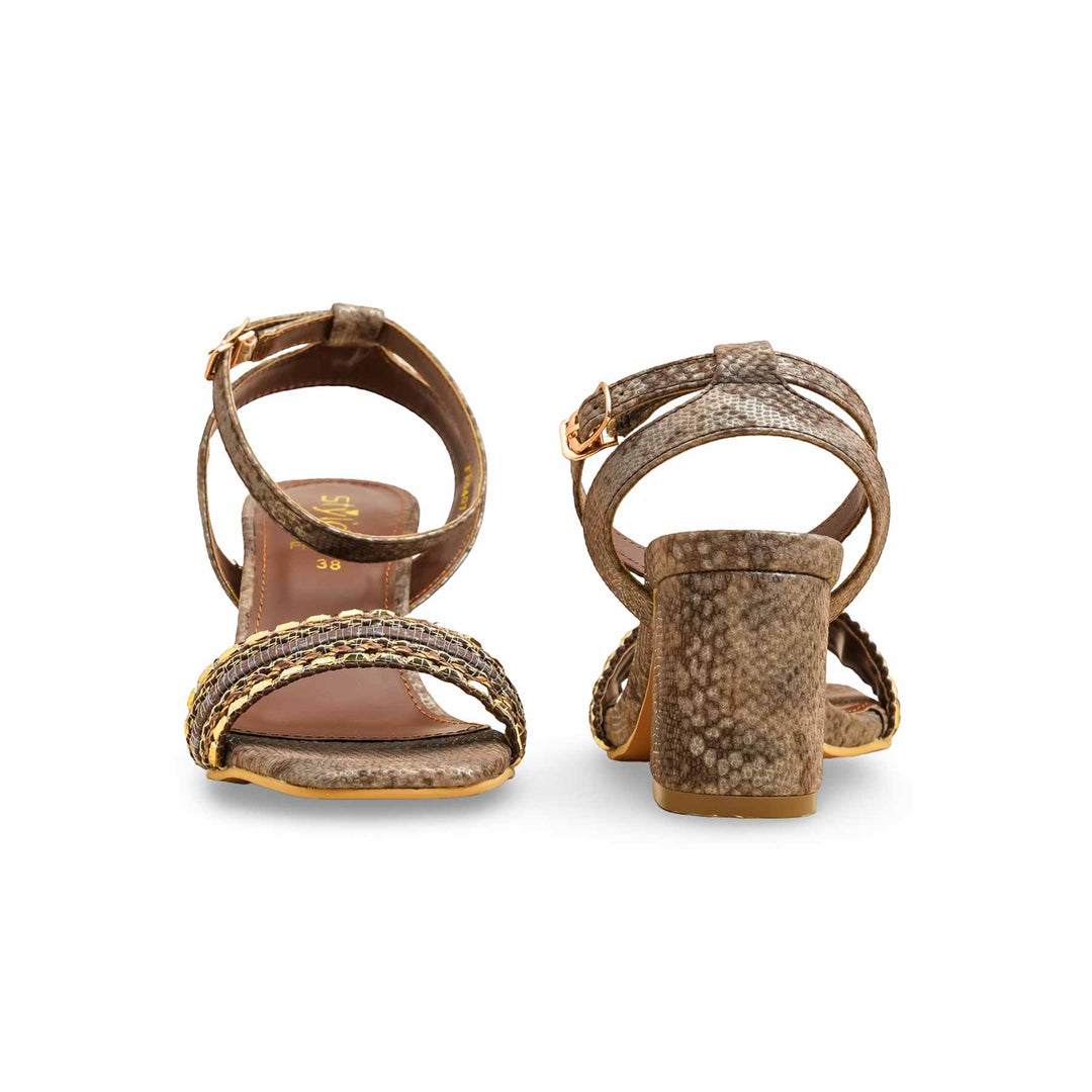 Brown Formal Sandal FR5407