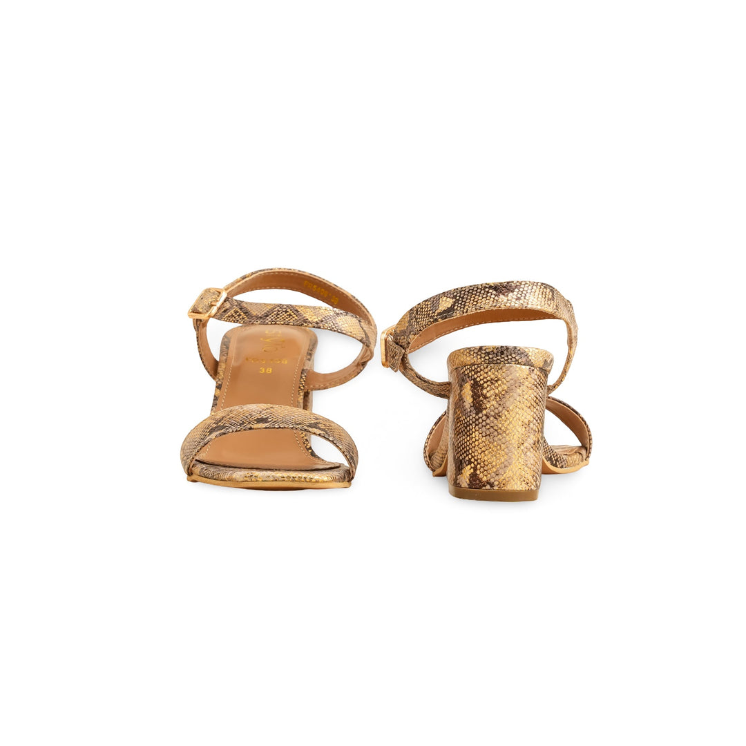 Golden Formal Sandal FR5408
