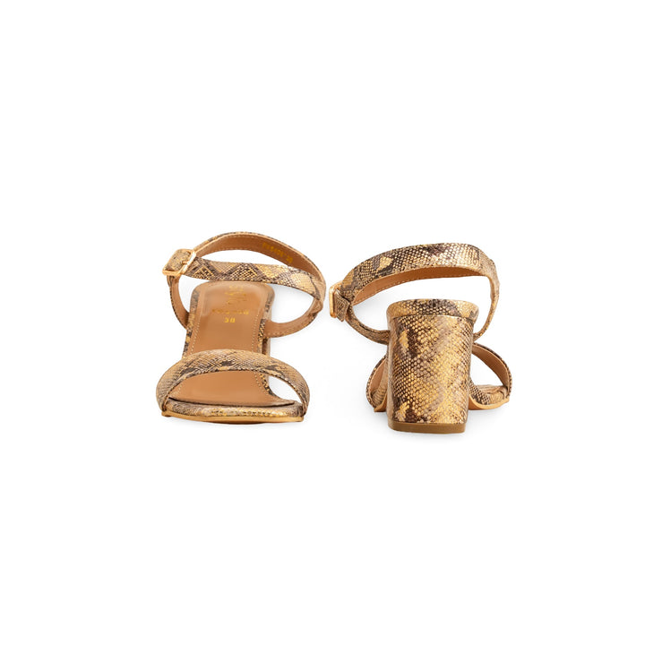 Golden Formal Sandal FR5408