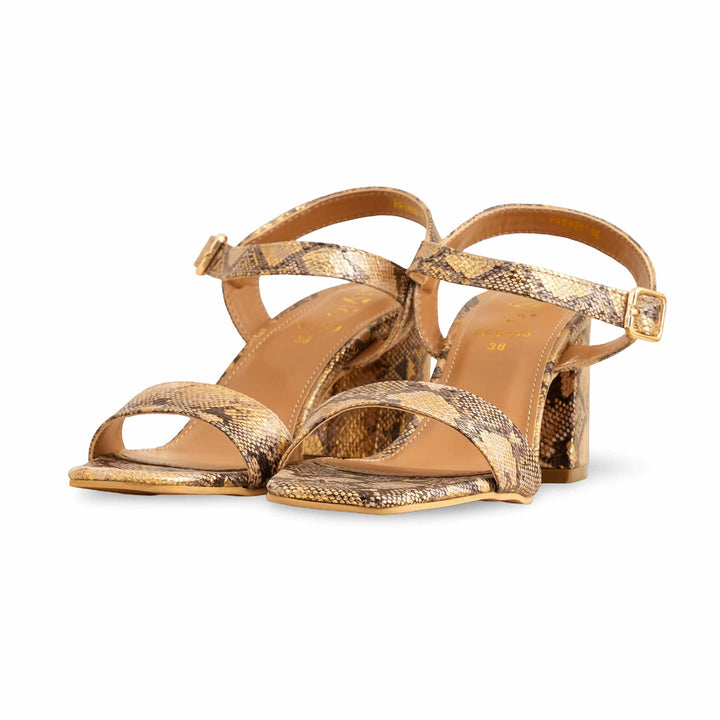 Golden Formal Sandal FR5408