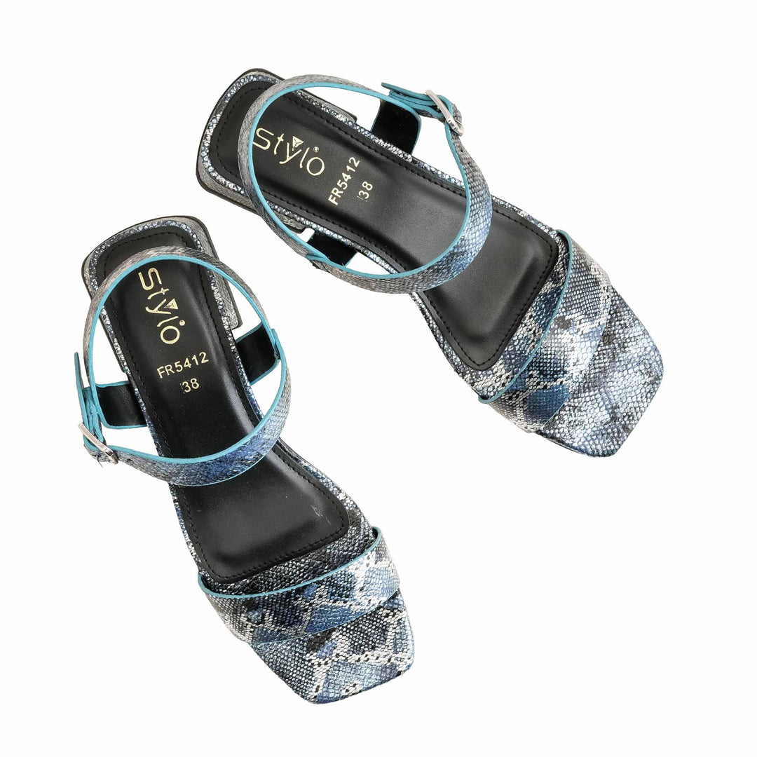 Navy Formal Sandal For Ladies FR5412