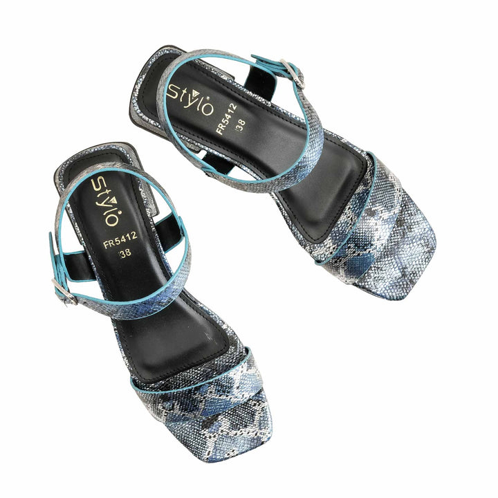 Navy Formal Sandal For Ladies FR5412