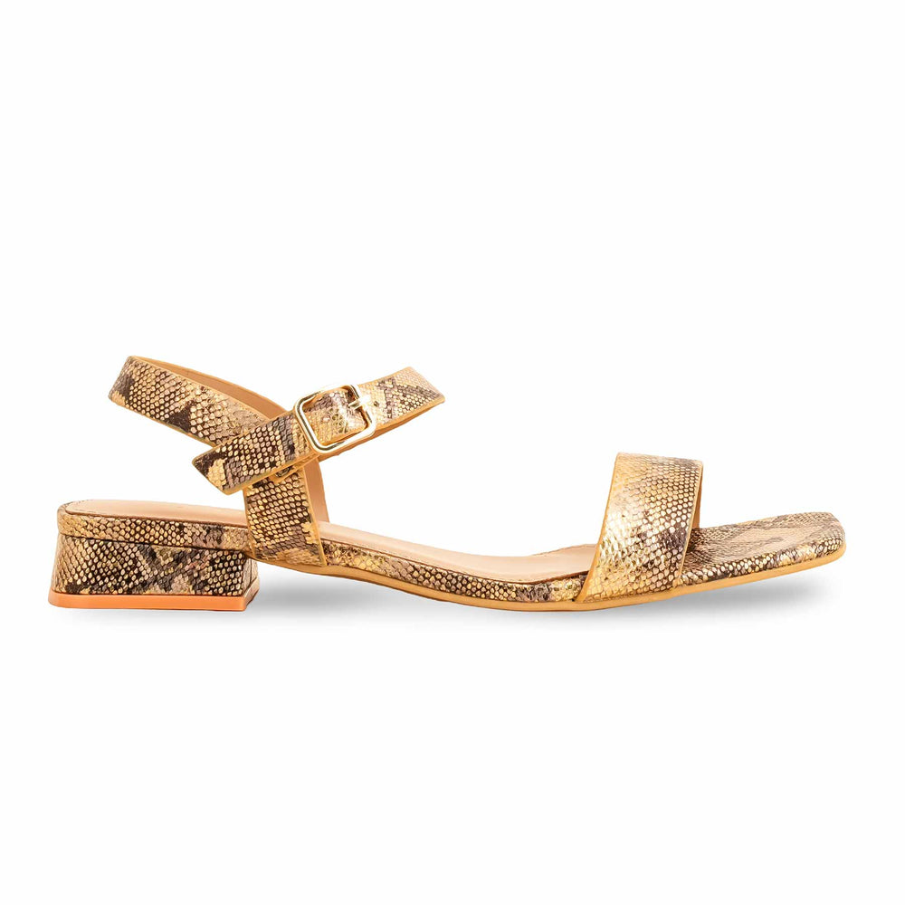 Beige Formal Sandal For Ladies FR5412