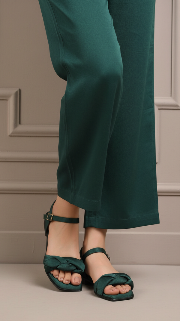 Botl Green Formal Sandal For Ladies FR5416