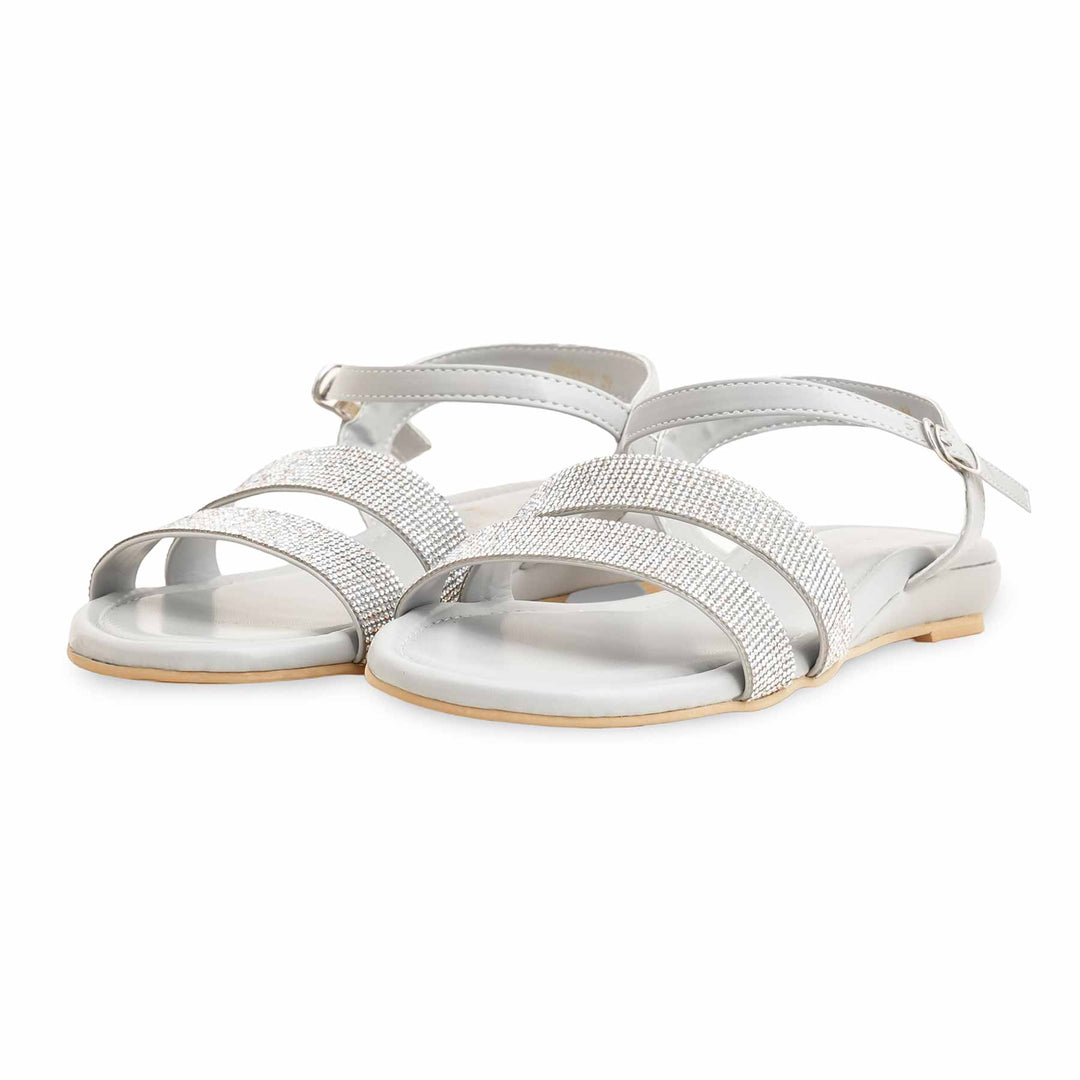 Grey Formal Sandal For Women FR5418