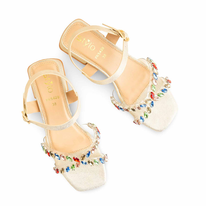 Golden Formal Sandal FR5420