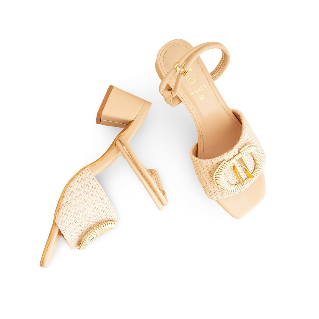 Cream Formal Sandal FR5423