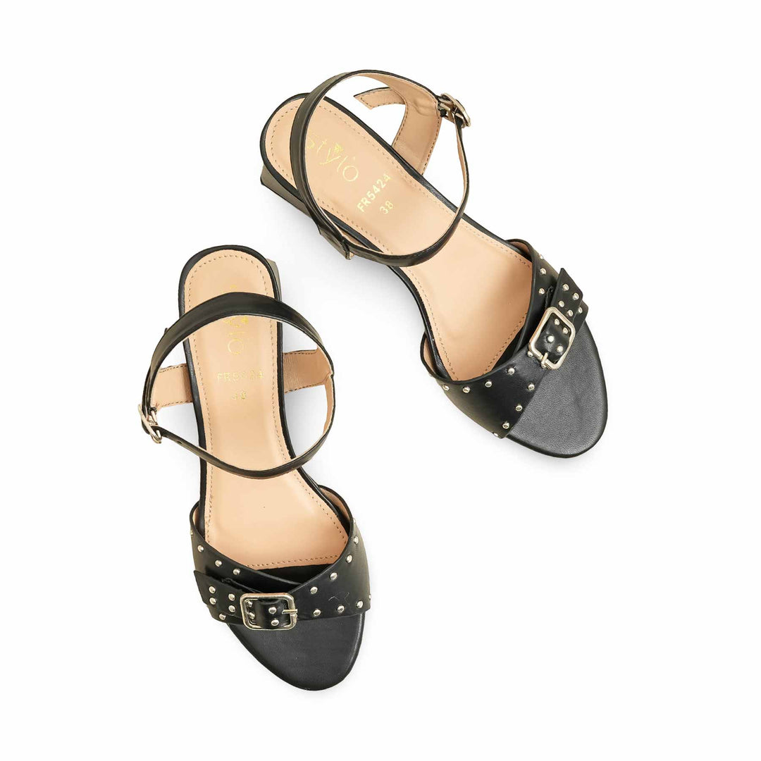 Black Formal Sandal For Women FR5424