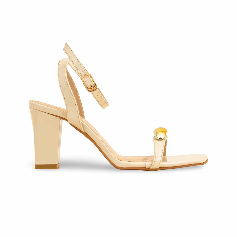 Cream Formal Sandal FR5432