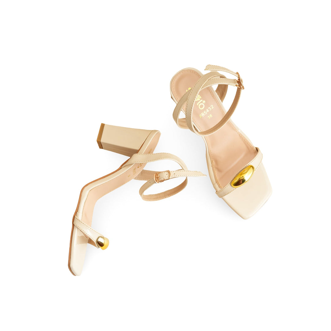 Cream Formal Sandal FR5432