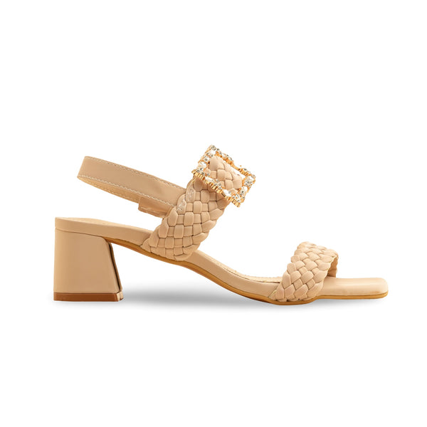 Beige Formal Women Sandal FR5437