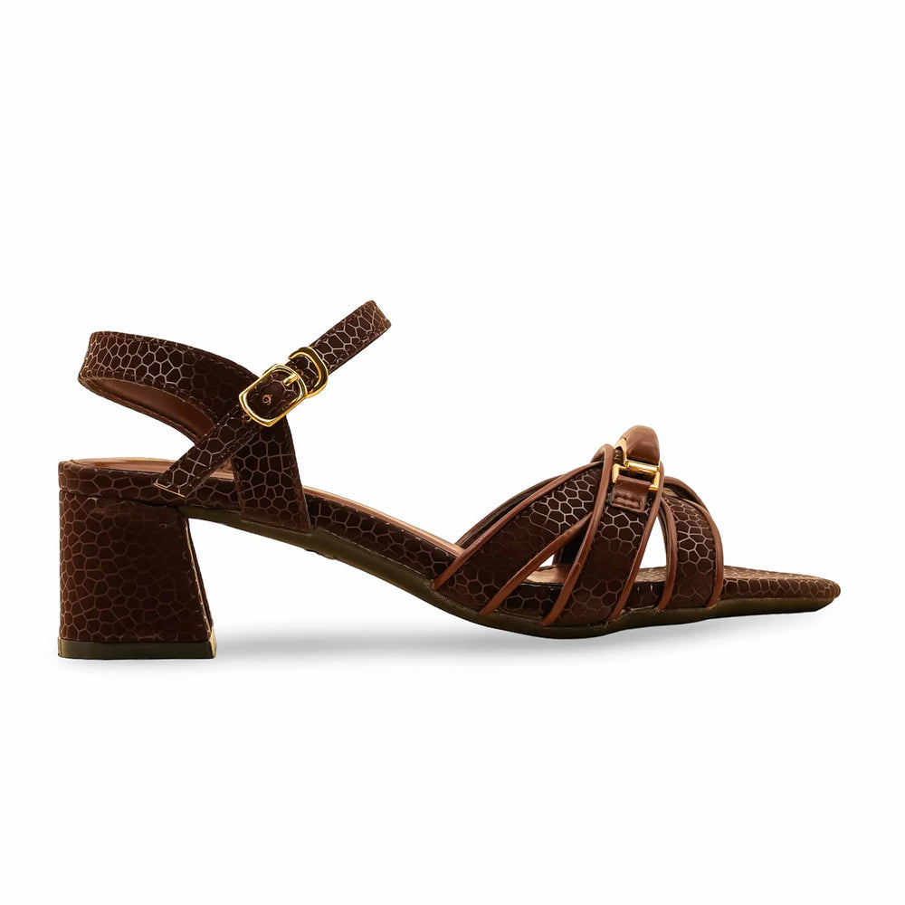 Brown Formal Sandal For Ladies FR5440
