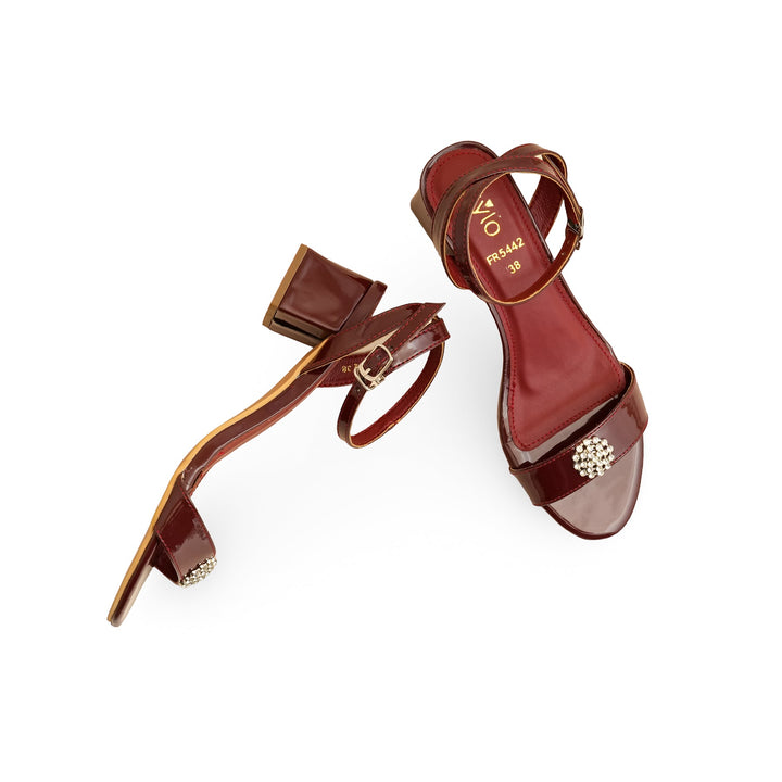 Maroon Formal Sandal FR5442