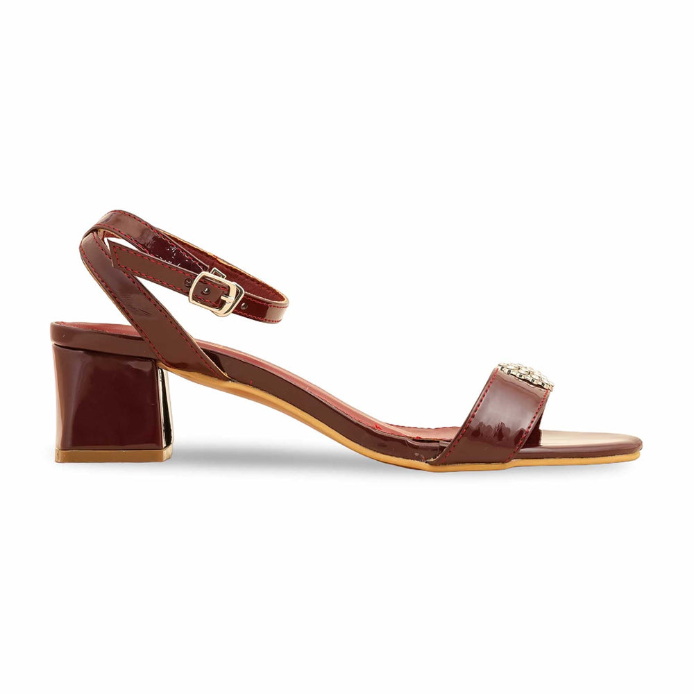 Maroon Formal Sandal FR5442