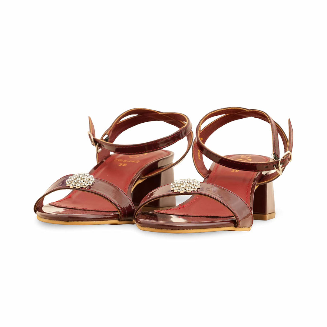 Maroon Formal Sandal FR5442