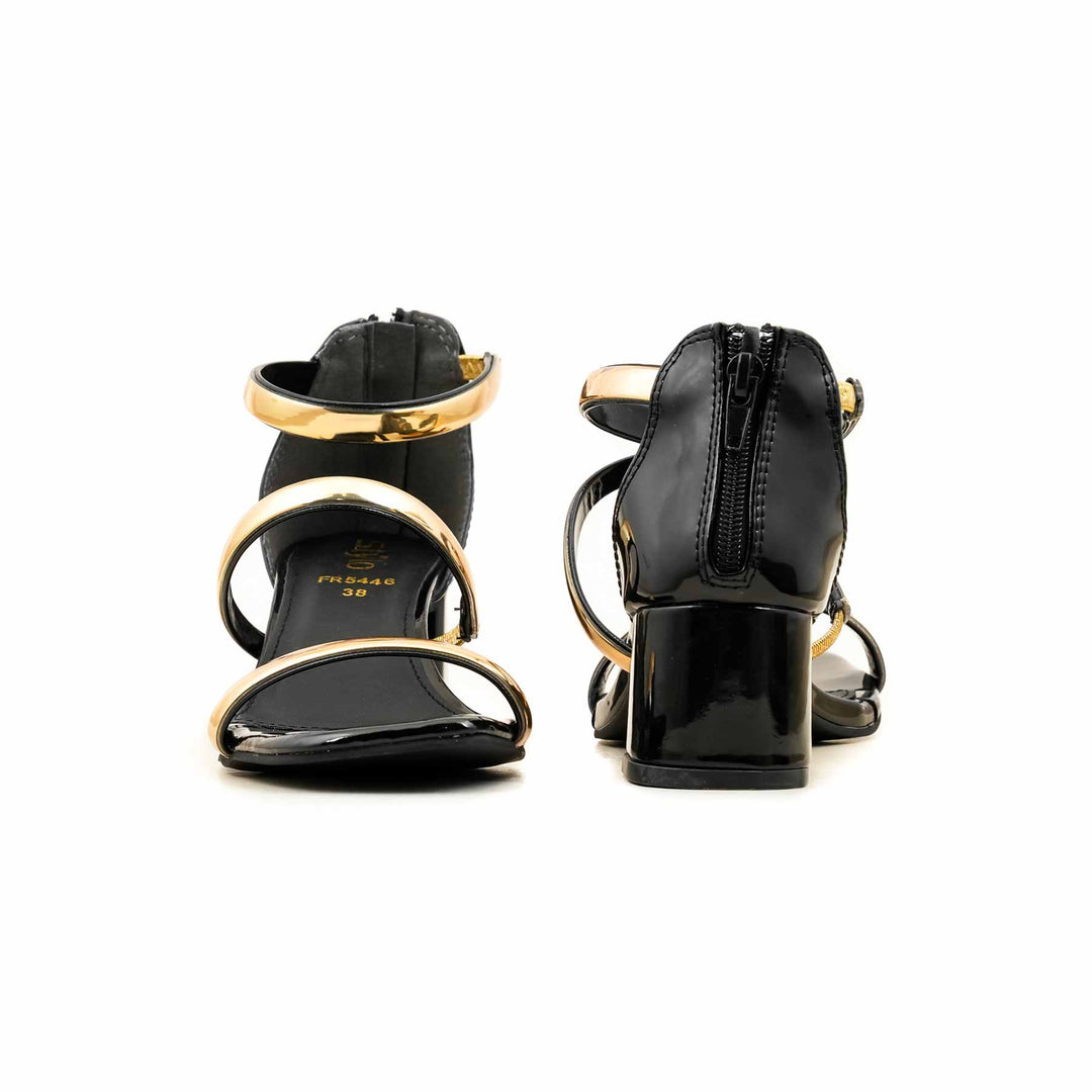 Black Formal Ladies Sandal FR5446