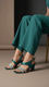 Botl Green Formal Sandal For Ladies FR5460