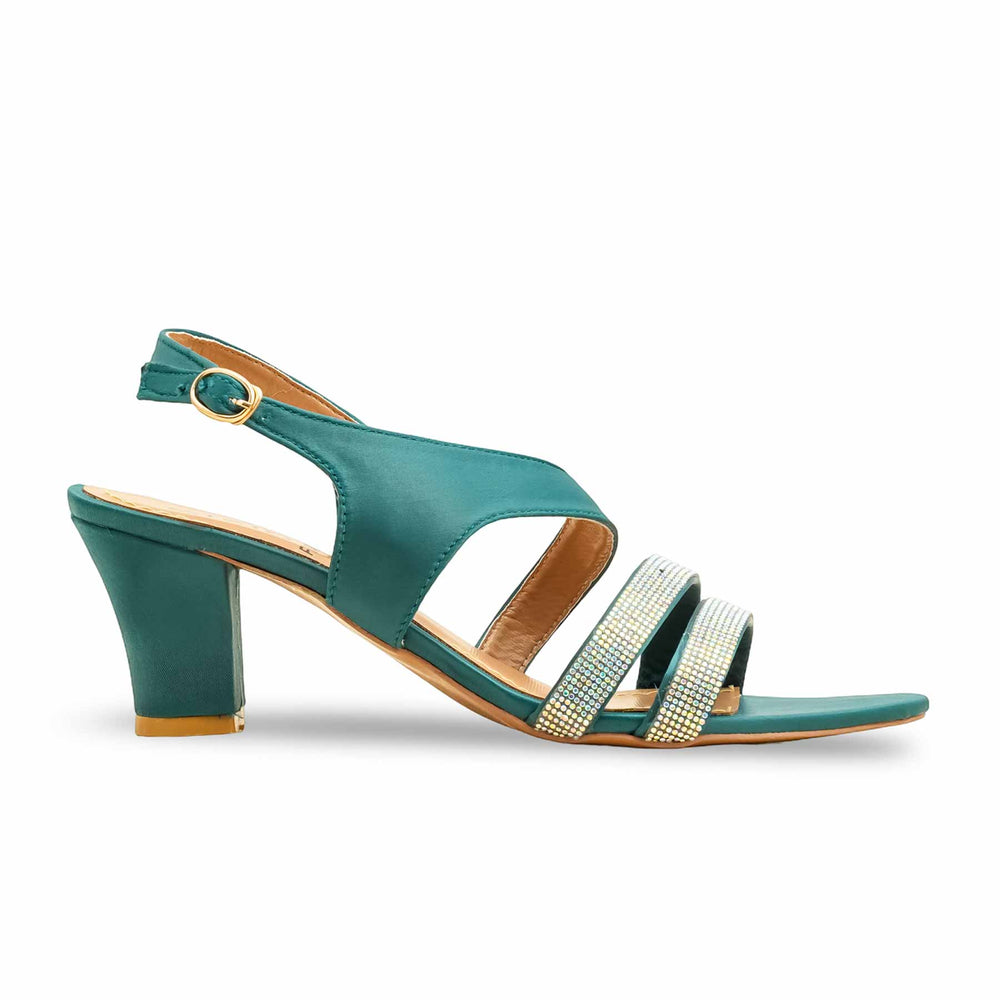 Botl Green Formal Sandal For Ladies FR5460