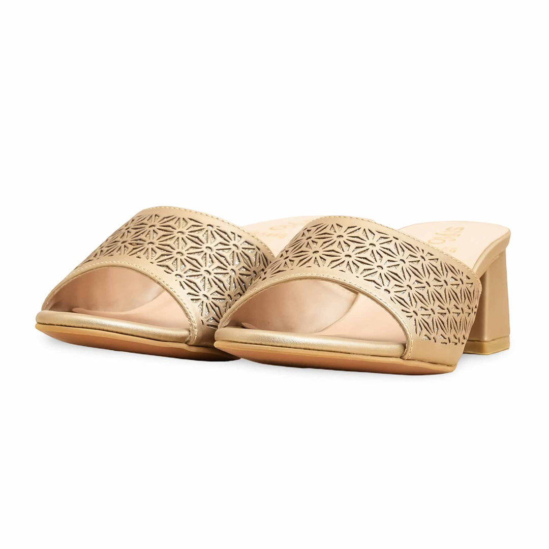 Golden Formal Sandal FR5466