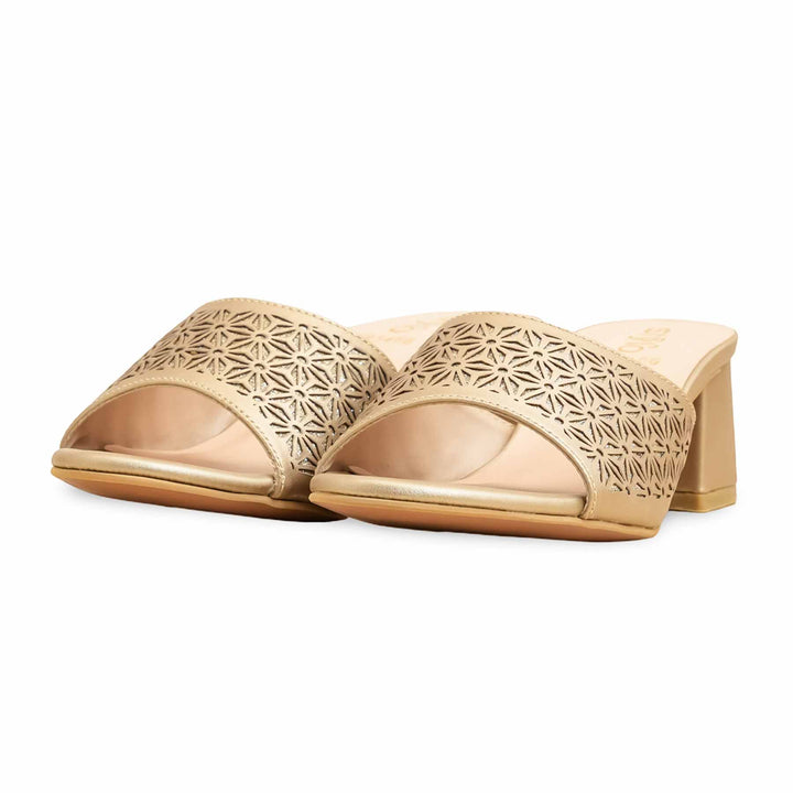 Golden Formal Sandal FR5466