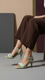 Green Formal Sandal For Women FR5474